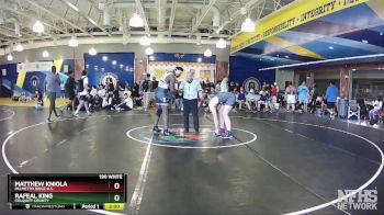 190 White Round 1 - Matthew Kniola, Palmetto Ridge H.S. vs Rafeal King, Colquitt County