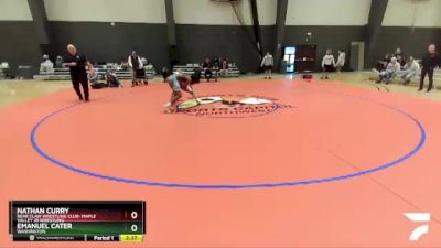 132 lbs Cons. Round 5 - Nathan Curry, Bear Claw Wrestling Club- Maple Valley Jr Wrestling vs Emanuel Cater, Washington