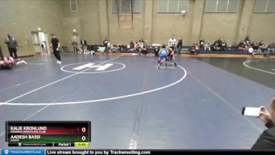 82 lbs Cons. Round 3 - Aadesh Bassi, Coast vs Kalie Kronlund, Piranha Wrestling Club