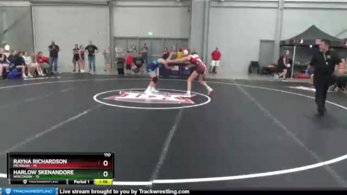 110 Lbs Placement (4 Team) - Rayna Richardson, Michigan Vs Harlow 