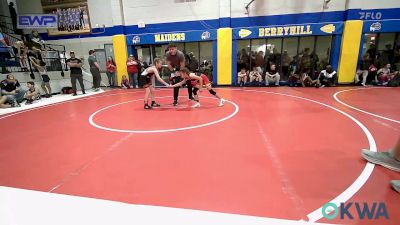 61 lbs Consolation - Allie Robison, Skiatook Youth Wrestling vs Mackenzie Eighmy, Heat