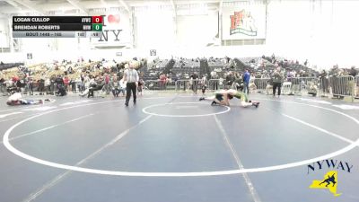 165 lbs Cons. Round 3 - Logan Cullop, Adirondack Youth Wrestling Club vs Brendan Roberts, Mohawk Valley WC