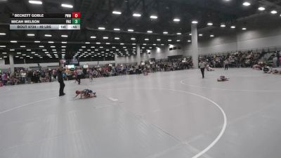 49 lbs Champ. Rd Of 16 - Beckett Goble, Pursuit Wrestling Minnesota vs Micah Melson, Purler Athletic Center