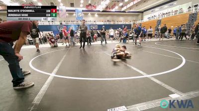 61 lbs Rr Rnd 3 - Malikye O'Donnell, Lions Wrestling Academy vs Jeremiah Wise, Clinton Youth Wrestling