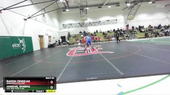 197 lbs Quarterfinal - Harshal Sharma, San Jose State Club vs Ramon Cendejas, Bakersfield College