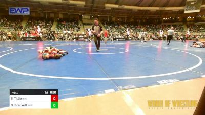 61 lbs Consi Of 16 #1 - Broderick Tittle, Bay Wrestling Club vs Noah Brackett, RAW Wrestling Club