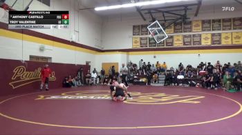 125 lbs 3rd Place Match - Troy Valentine, Lassen College vs Anthony Castillo, Fresno City College