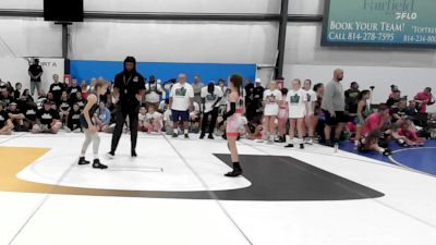 33 lbs Rr Rnd 3 - Haven Pohlsander, Okie Girls - W vs Paislye Kirk, Ohio Outcasts - W