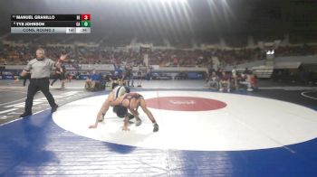 128-D1 Cons. Round 3 - Manuel Granillo, Desert View High School vs Tye Johnson, Casteel High School