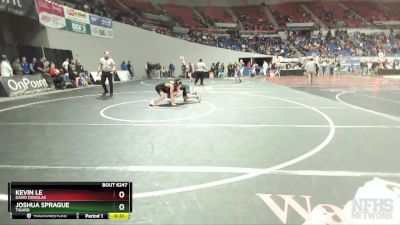 6A-120 lbs Cons. Round 2 - Kevin Le, David Douglas vs Joshua Sprague, Tigard