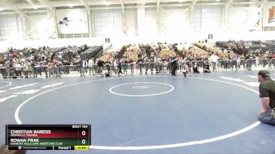 50 lbs Quarterfinal - Christian Bareiss, Proper-ly Trained vs Rowan Prak, Honeoye Falls-Lima Wrestling Club