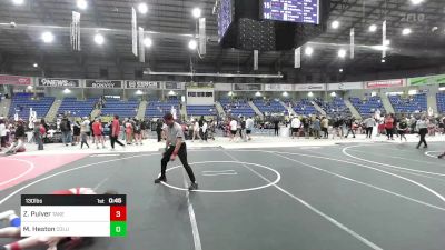 130 lbs 3rd Place - Zoey Pulver, Takedown Express W/C vs Makena Heston, Columbine HS