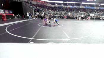 66 lbs Round Of 16 - Stella Cox, King Select Wr Ac vs Adalie Parker, East Kansas Eagles