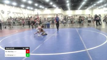 49 lbs Consi Of 8 #2 - Morgan Merkley, Uintah Wrestling vs Camilo Almaraz, No Team