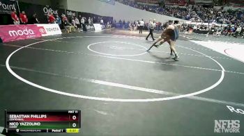 5A-120 lbs Cons. Round 1 - Sebastian Phillips, Centennial vs Nico Yazzolino, Canby