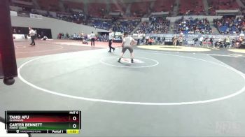 6A-220 lbs Champ. Round 2 - Tangi Afu, Clackamas vs Carter Bennett, Forest Grove