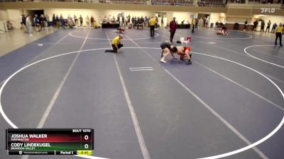 189B Semifinal - Cody Lindekugel, Brandon Valley vs Joshua Walker, Farmington