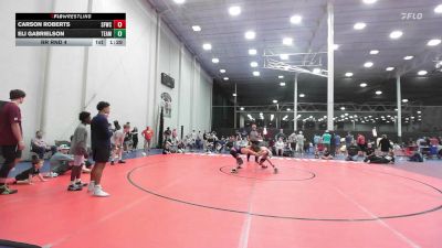 128 lbs Rr Rnd 4 - Carson Roberts, Sly Fox Gray WC - HSC vs Eli Gabrielson, Team Diamond Fish - HSC