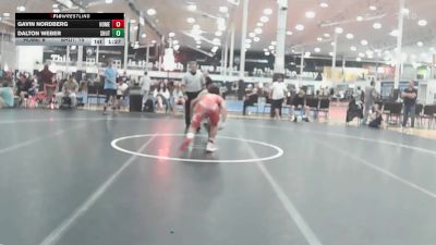 134 lbs Rr Rnd 4 - Gavin Nordberg, Homegrown White - HSC vs Dalton Weber, Team Shutt Garnett Trained - HSC