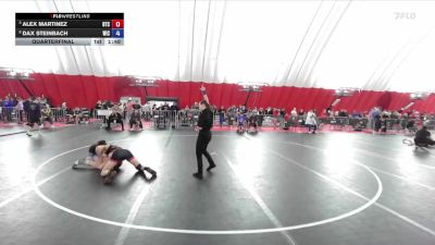 144 lbs Quarterfinal - Alex Martinez, B.A.M. Training Center vs Dax Steinbach, Weigh In Club