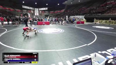 75 lbs Round 3 - Ellie Hernandez, Trifecta Wrestling vs Prisayis Harrell, LAWC