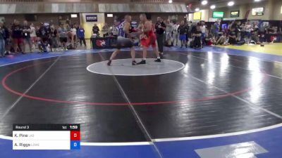 88 kg Round 3 - Kevin Pine, Las Vegas Wrestling Club vs Alvin Riggs, Lowell Wrestling