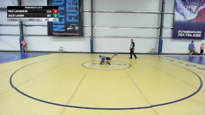 80 lbs Rr Rnd 1 - Pax Laughlin, Elite Athletic Club Gold vs Jack Lauer, Mat Warriors Red