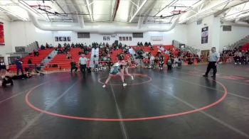 130 lbs 1st Place Match - Kaylea Mortensen, Pinedale vs Bianca Maez, Green River