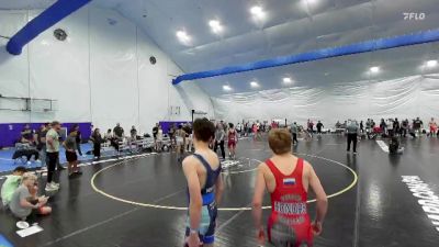 132 lbs Round 8 (10 Team) - Louis Kennedy, Vougars Honors vs Joseph Kokolaki, Shore Thing