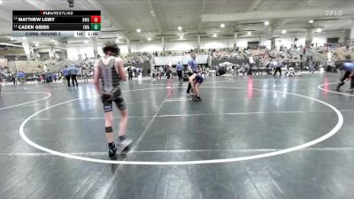 80 lbs Cons. Round 2 - Caden Gibbs, Elite Wrestling Academy vs Matthew Leiby, Blackman Wrestling Club