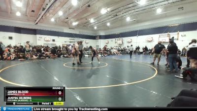 175 lbs Round 2 (4 Team) - Justin Hilberg, Columbia (Burbank) vs James Blood, Kennewick 2