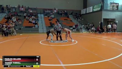 159 lbs Round 4 - Tanner Thirkill, Florence vs Marlon Sellers, Grissom Hs