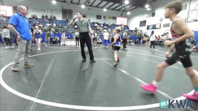 64 lbs Rr Rnd 1 - Tanner Reynolds, Little Axe Takedown Club vs Stetson Topping, Smith Wrestling Academy