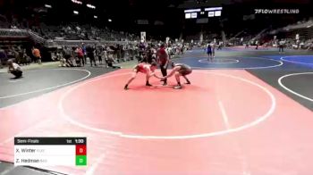 172 lbs Semifinal - Xan Winter, Flathead Valley WC vs Zachary Hedman, Bad Dogs