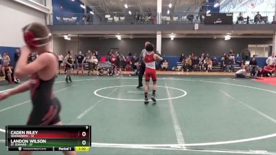 85 lbs Round 4 (6 Team) - Landon Wilson, St. Edward vs Caden Riley, Wadsworth