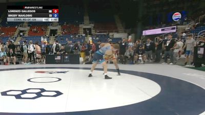 144 lbs Cons. Rd Of 128 - Lorenzo Gallegos, New Mexico vs Brody Makloski, Colorado