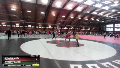 197 lbs Quarterfinal - Anthony Cascen, Oswego State vs Ansar Omarov, Cortland State