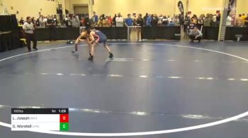 102 lbs Semifinal - Leo Joseph, Greater Latrobe vs Derek Worstell, Upper St. Clair