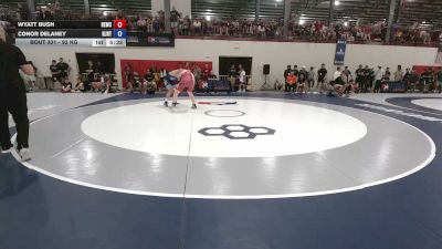 92 kg Champ. Rd Of 128 - Wyatt Bush, Husky Elite Wrestling Club vs Conor Delaney, NJRTC
