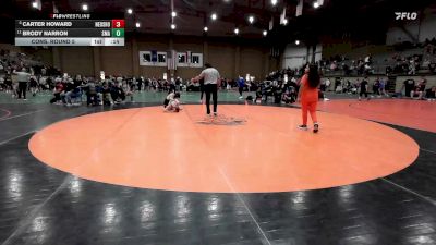 157 lbs Cons. Round 5 - Carter Howard, Neosho vs Brody Narron, St. Michael The Archangel