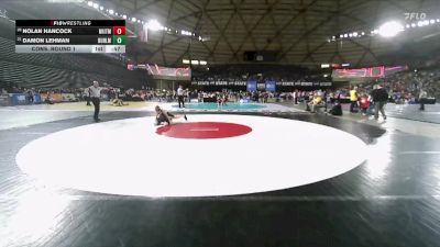 Boys 2A 120 lbs Cons. Round 1 - Nolan Hancock, North Kitsap vs Damon Lehman, Burlington-Edison