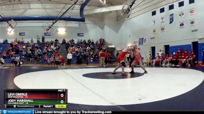 275 lbs Round 3 (4 Team) - Levi Oberle, New Palestine vs Jody Marshall, Columbus East