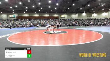 120 lbs Round Of 16 - Jayden Seson, Golden Back vs Max Hope, Swamp Monsters