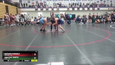 215 lbs Round 1 (16 Team) - Nathan Horsely, Newnan vs Mirceau Ghetu, Pope