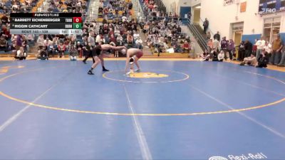 138 lbs Quarterfinal - Barrett Eichenberger, Torrington vs Riggin Cathcart, Burns/Pine Bluffs