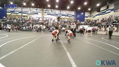 55 lbs Round Of 16 - Michael Rodriguez, Mustang Bronco Wrestling Club vs Michael Mairel, Perry Wrestling Academy