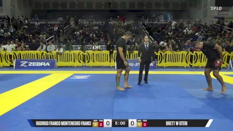 Brett W Oteri vs Rodrigo Franco Montenegro Franci 2025 Pan IBJJF Jiu-Jitsu No-Gi Championship
