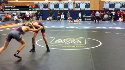 113 lbs 5th Place Match - Brody Ellis, Alta vs Grady Johnson, Uintah