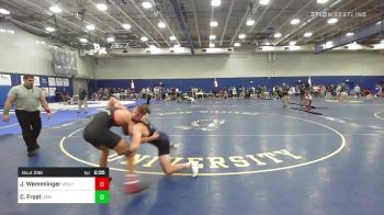 149 lbs Quarterfinal - Jack Wemmlinger, Wesleyan vs Colby Frost, Southern Maine