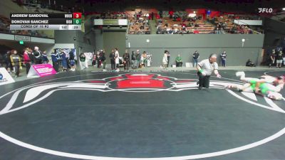 120 lbs Consi Of 16 #2 - Andrew Sandoval, Woodlake vs Donovan Sanchez, Highland